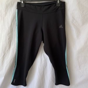 Adidas running capris leggings, sz M